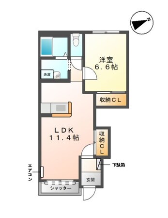 リガシーMの物件間取画像